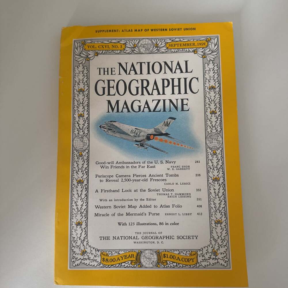 National Geographic Magazine, September 1959